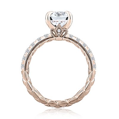 Duchess Round Diamond Engagement Ring