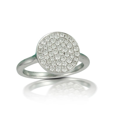 Pave diamond fashion ring