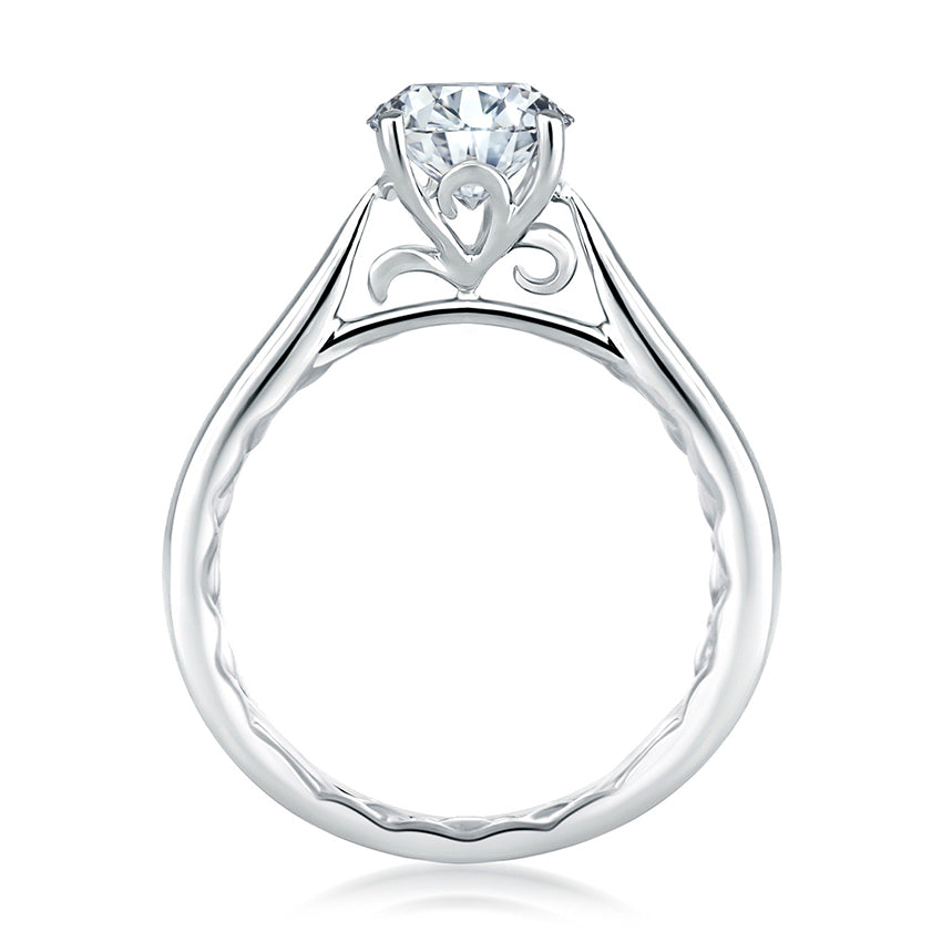 Art Inspired Solitaire Ring