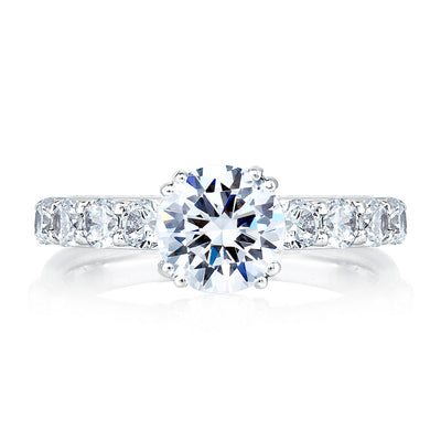 Timeless Classic Shared Prong Engagement Ring