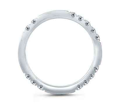 Segmented Diamond Band Ring